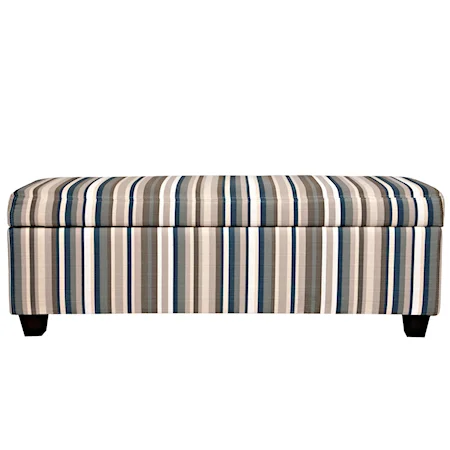 Contemporary Upholstered Storage Bench